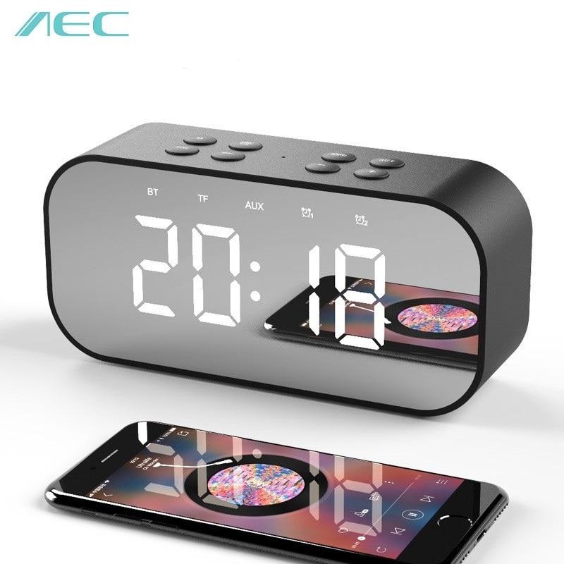 Portable Wireless Bluetooth Speaker / Time Alarm Clock