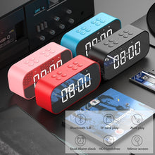 Load image into Gallery viewer, Portable Wireless Bluetooth Speaker / Time Alarm Clock