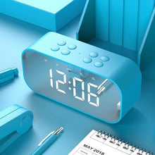 Load image into Gallery viewer, Portable Wireless Bluetooth Speaker / Time Alarm Clock