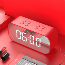 Load image into Gallery viewer, Portable Wireless Bluetooth Speaker / Time Alarm Clock